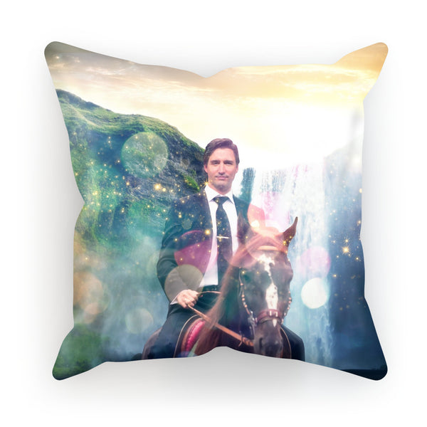 Dreamy Trudeau Cushion-kite.ly-18"x18"-| All-Over-Print Everywhere - Designed to Make You Smile