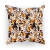 Kitty Invasion Cushion-kite.ly-18"x18"-| All-Over-Print Everywhere - Designed to Make You Smile