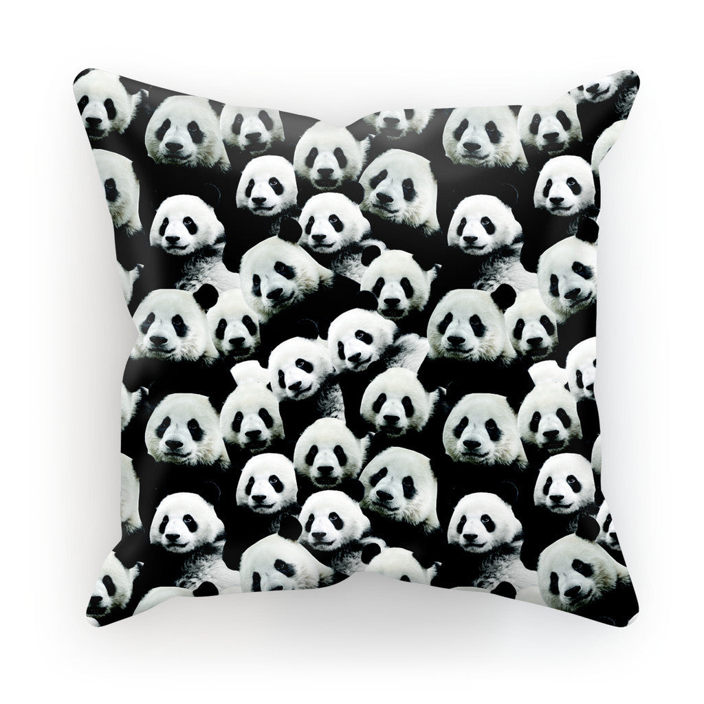 Panda Invasion Cushion-kite.ly-18"x18"-| All-Over-Print Everywhere - Designed to Make You Smile