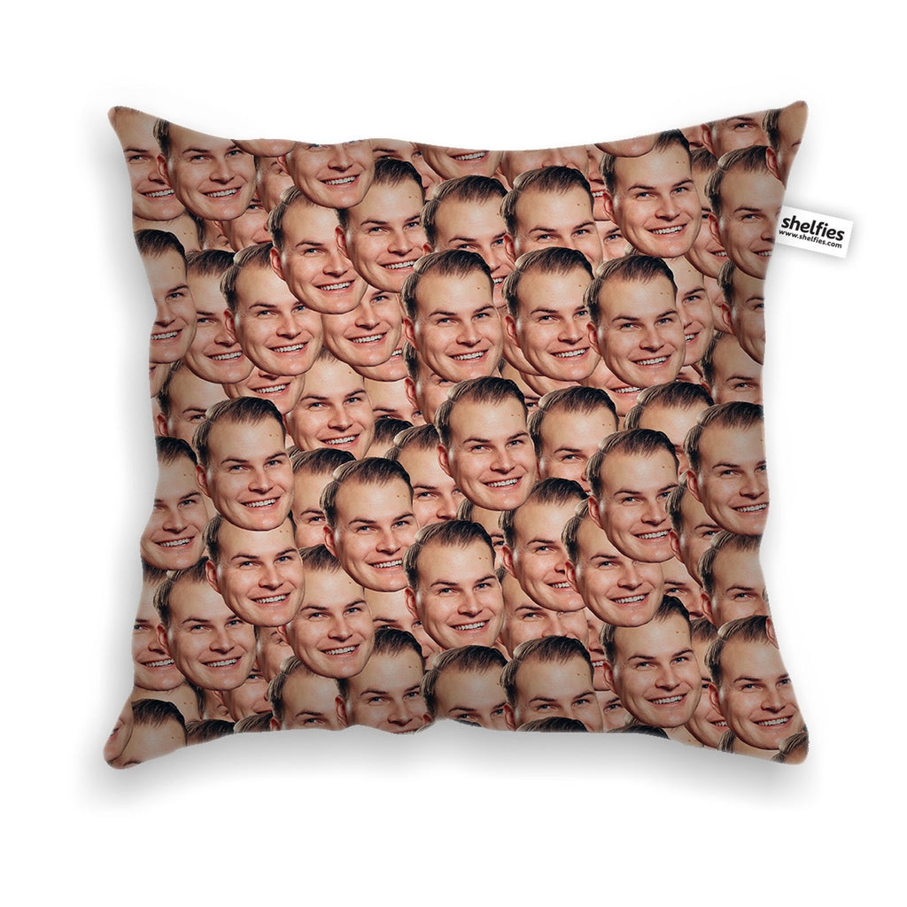 Your Face Custom Throw Pillow Case-Shelfies-One Size-| All-Over-Print Everywhere - Designed to Make You Smile