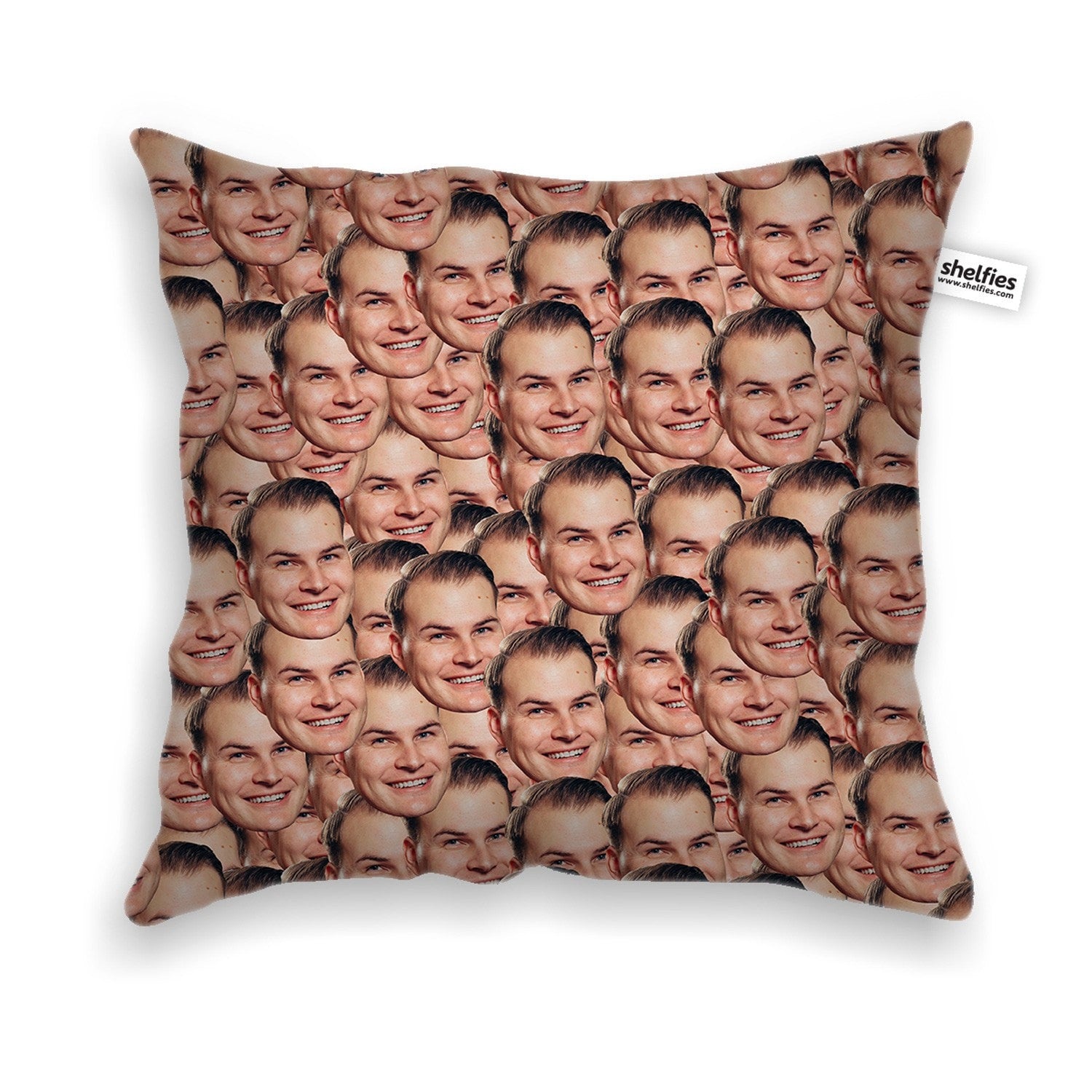 Your Face Custom Throw Pillow Case Shelfies
