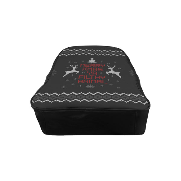 Merry Xmas Ya Filthy Animal Backpack-Printify-Large-| All-Over-Print Everywhere - Designed to Make You Smile