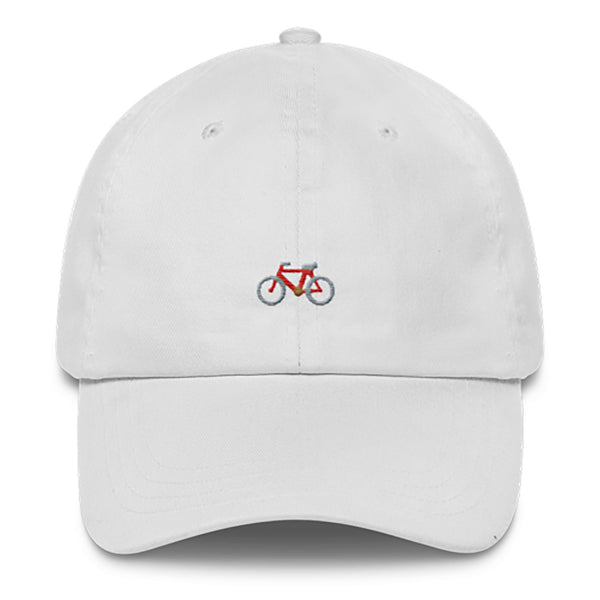 Bicycle Dad Hat-Shelfies-White-| All-Over-Print Everywhere - Designed to Make You Smile