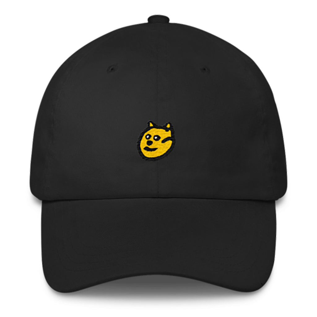 Doge Dad Hat-Shelfies-Black-| All-Over-Print Everywhere - Designed to Make You Smile