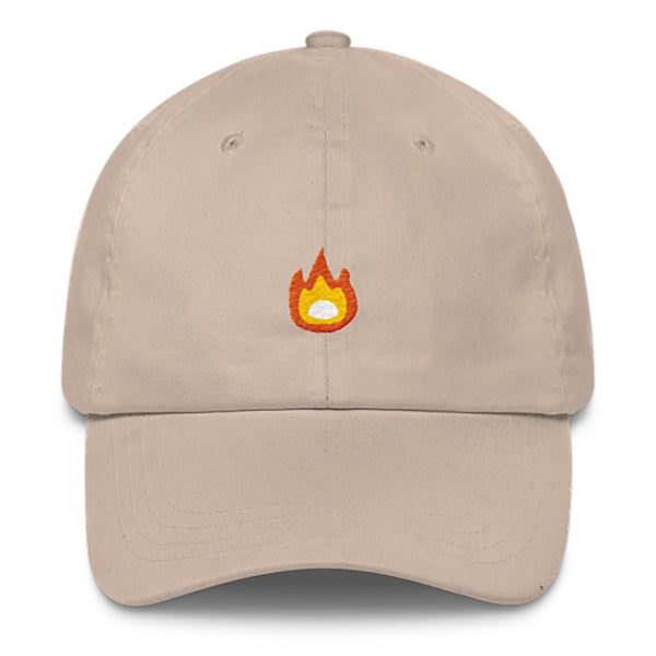 Fire Dad Hat-Shelfies-Beige-| All-Over-Print Everywhere - Designed to Make You Smile