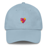 Heart Sparkle Dad Hat-Shelfies-Light Blue-| All-Over-Print Everywhere - Designed to Make You Smile