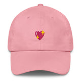 Heart Sparkle Dad Hat-Shelfies-Pink-| All-Over-Print Everywhere - Designed to Make You Smile
