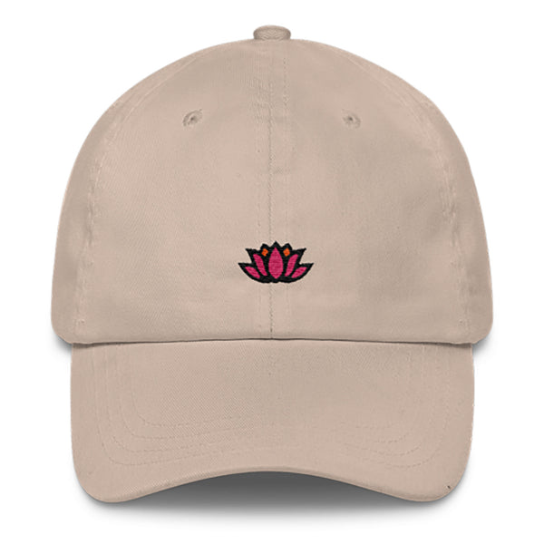 Lotus Dad Hat-Shelfies-Beige-| All-Over-Print Everywhere - Designed to Make You Smile