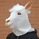 Alpaca Head Animal Mask-Shelfies-| All-Over-Print Everywhere - Designed to Make You Smile