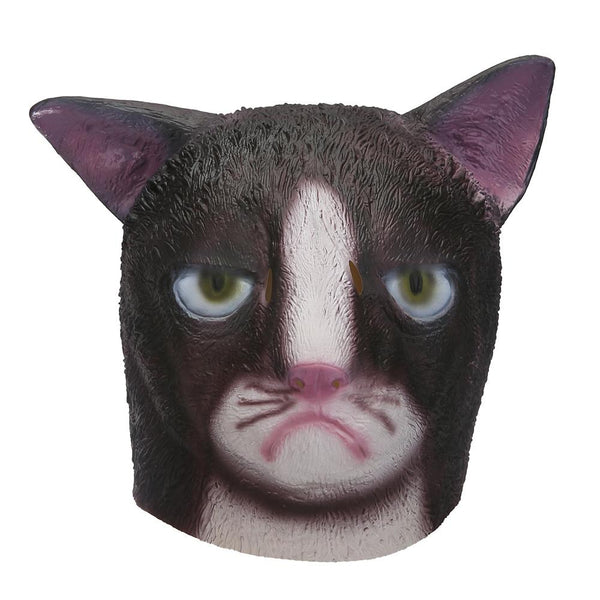 Grumpy Cat Head Animal Mask