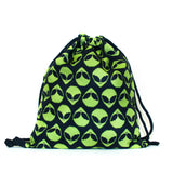 Alienz Drawstring Bag-Shelfies-One Size-| All-Over-Print Everywhere - Designed to Make You Smile