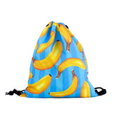 Banana Stripes Drawstring Bag-Shelfies-One Size-| All-Over-Print Everywhere - Designed to Make You Smile