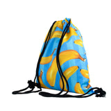 Banana Stripes Drawstring Bag-Shelfies-One Size-| All-Over-Print Everywhere - Designed to Make You Smile