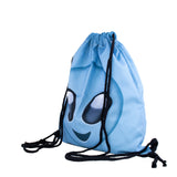 Big Alien Emoji Drawstring Bag-Shelfies-| All-Over-Print Everywhere - Designed to Make You Smile