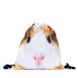 Guinea Pig Face Drawstring Bag-Shelfies-One Size-| All-Over-Print Everywhere - Designed to Make You Smile