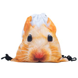 Hamster Face Drawstring Bag-Shelfies-One Size-| All-Over-Print Everywhere - Designed to Make You Smile