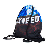 Hollyweed Drawstring Bag-Shelfies-One Size-| All-Over-Print Everywhere - Designed to Make You Smile