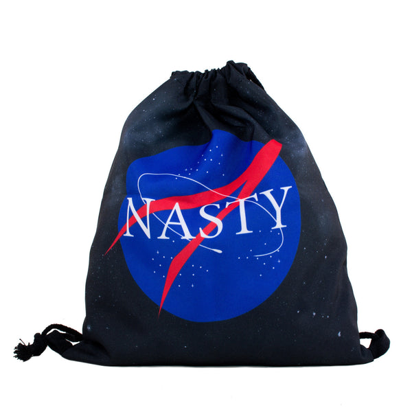 N.A.S.T.Y. Planet Drawstring Bag-Shelfies-One Size-| All-Over-Print Everywhere - Designed to Make You Smile