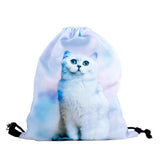 Pastel Clouds Cat Drawstring Bag-Shelfies-One Size-| All-Over-Print Everywhere - Designed to Make You Smile
