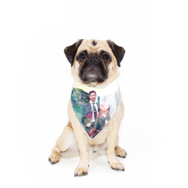 Dreamy Trudeau Pet Bandana-Gooten-24x24 inch-| All-Over-Print Everywhere - Designed to Make You Smile