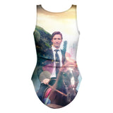 Dreamy Trudeau One-Piece Swimsuit-teelaunch-| All-Over-Print Everywhere - Designed to Make You Smile