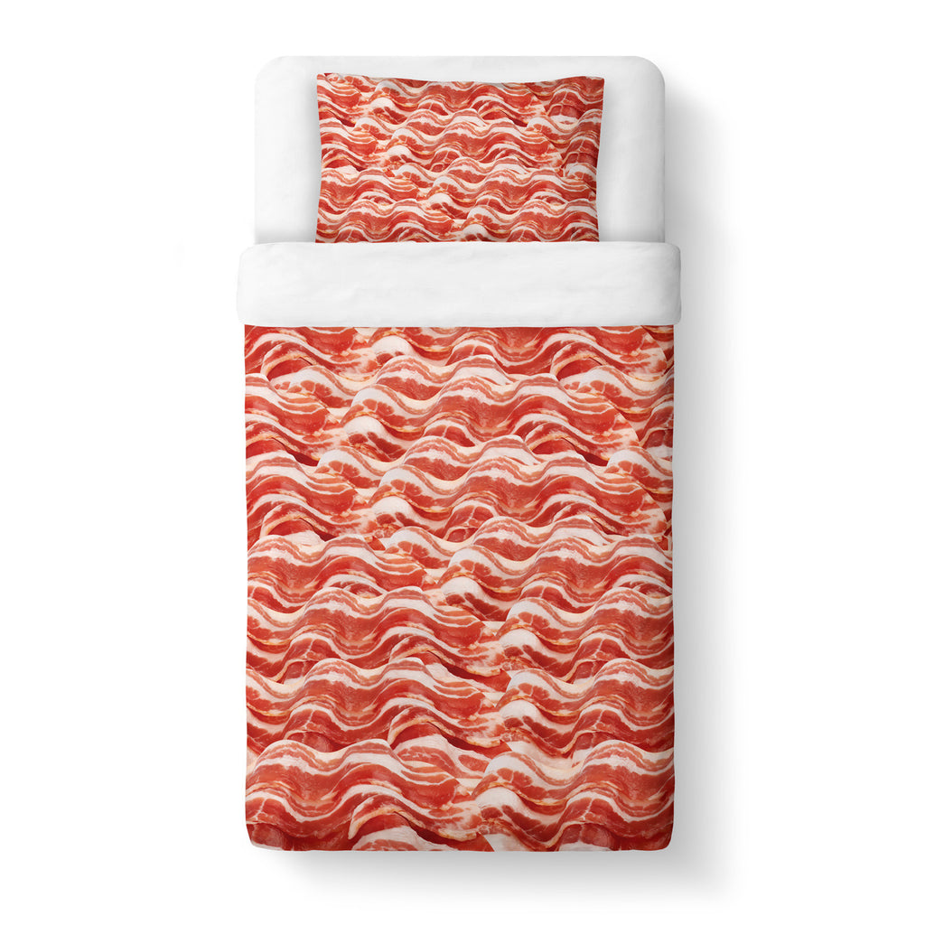 Bacon Invasion Duvet Cover-Gooten-Twin-| All-Over-Print Everywhere - Designed to Make You Smile