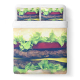 Burger Duvet Cover-Gooten-Queen-| All-Over-Print Everywhere - Designed to Make You Smile