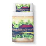 Burger Duvet Cover-Gooten-Twin-| All-Over-Print Everywhere - Designed to Make You Smile