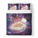 Cereal and Milky Way Duvet Cover-Gooten-Queen-| All-Over-Print Everywhere - Designed to Make You Smile