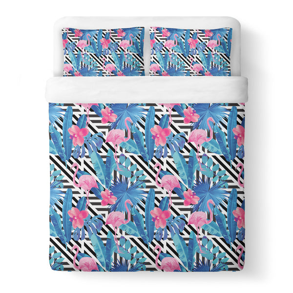 Flamingo Duvet Cover-Gooten-| All-Over-Print Everywhere - Designed to Make You Smile