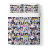 Happy Business Invasion Duvet Cover-Gooten-Queen-| All-Over-Print Everywhere - Designed to Make You Smile