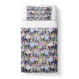 Happy Business Invasion Duvet Cover-Gooten-Twin-| All-Over-Print Everywhere - Designed to Make You Smile