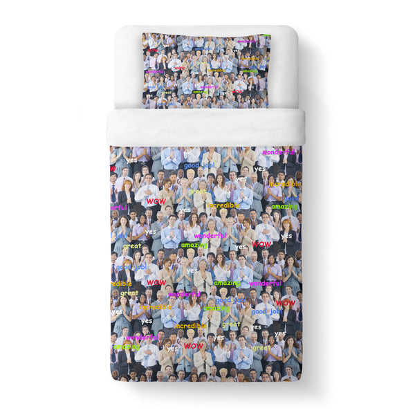 Happy Business Invasion Duvet Cover-Gooten-Twin-| All-Over-Print Everywhere - Designed to Make You Smile