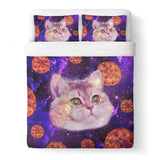 Heavy Breathing Cat Duvet Cover-Gooten-Queen-| All-Over-Print Everywhere - Designed to Make You Smile