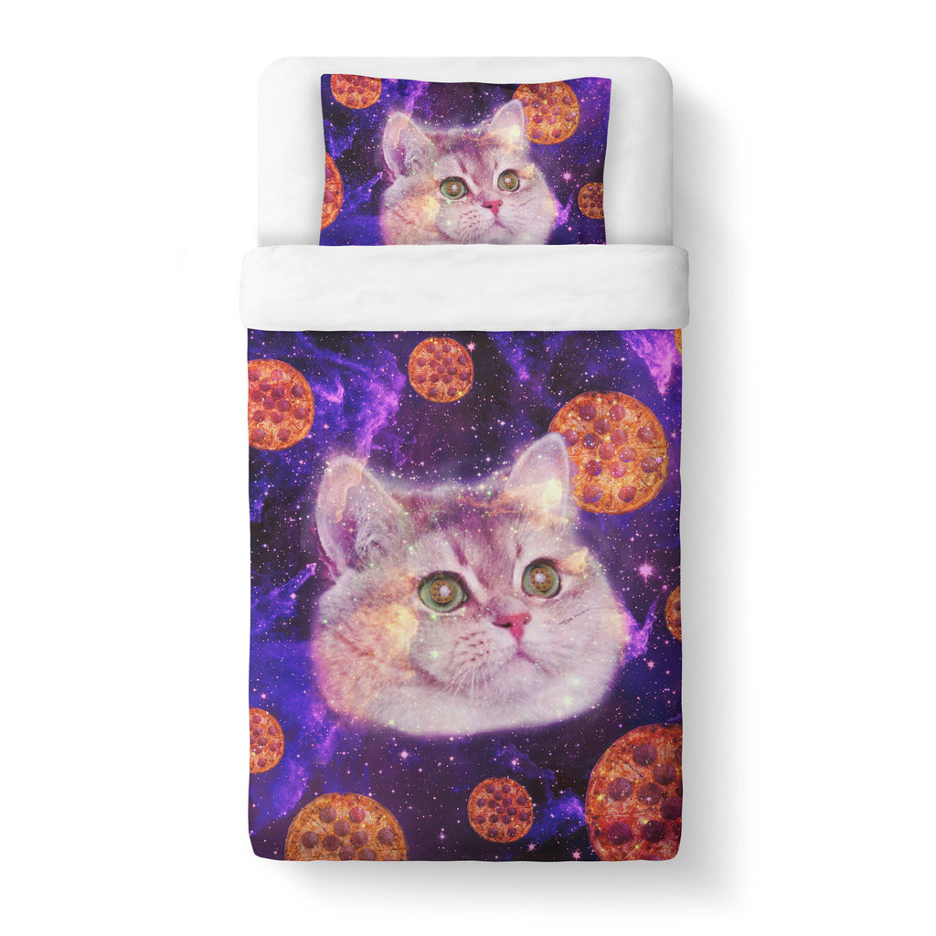 Heavy Breathing Cat Duvet Cover-Gooten-Twin-| All-Over-Print Everywhere - Designed to Make You Smile