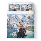 Moosin' Trudeau Duvet Cover-Gooten-Queen-| All-Over-Print Everywhere - Designed to Make You Smile
