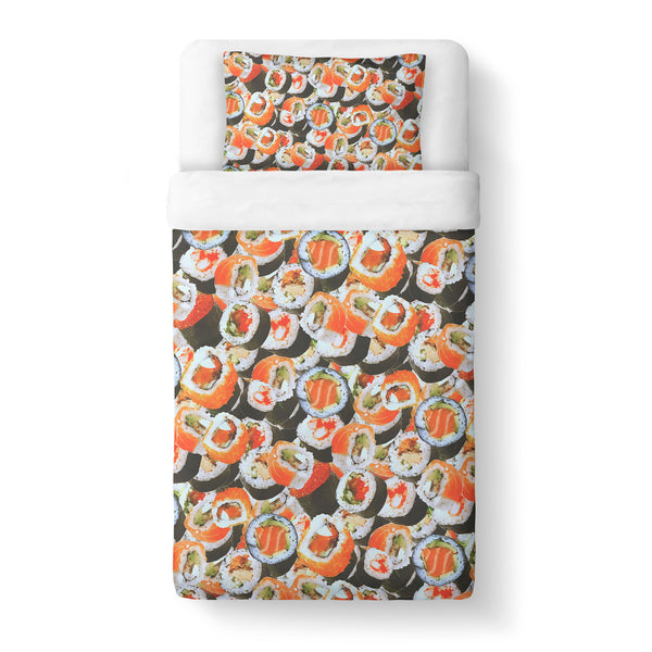 Sushi Invasion Duvet Cover-Gooten-Twin-| All-Over-Print Everywhere - Designed to Make You Smile