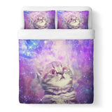 Trippin' Kitty Kat Duvet Cover-Gooten-Queen-| All-Over-Print Everywhere - Designed to Make You Smile