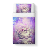 Trippin' Kitty Kat Duvet Cover-Gooten-Twin-| All-Over-Print Everywhere - Designed to Make You Smile
