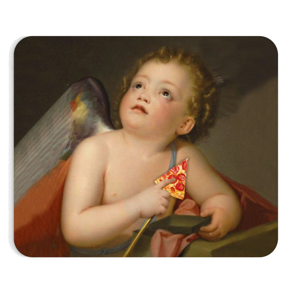 Cupid Pizza Mousepad-Printify-Rectangle-| All-Over-Print Everywhere - Designed to Make You Smile