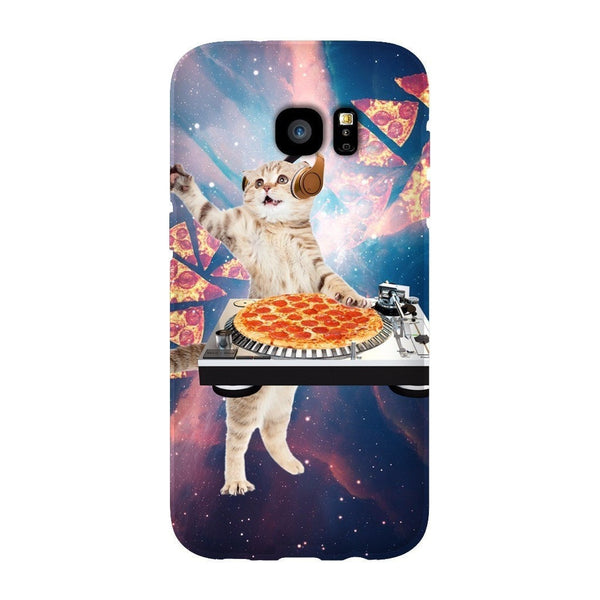 DJ Pizza Cat Smartphone Case-Gooten-Samsung Galaxy S7 Edge-| All-Over-Print Everywhere - Designed to Make You Smile