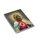 Sloth Jesus Spiral Notebook-Printify-Spiral Notebook-| All-Over-Print Everywhere - Designed to Make You Smile