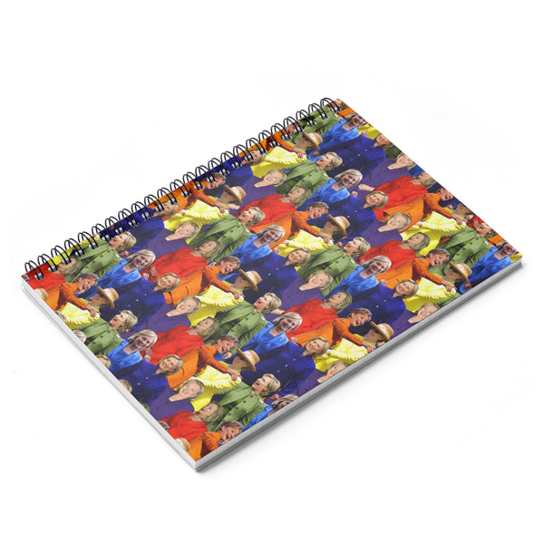 Hillary Clinton Rainbow Suit Spiral Notebook-Printify-Spiral Notebook-| All-Over-Print Everywhere - Designed to Make You Smile