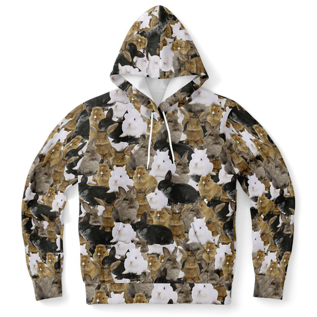 Bunny Invasion Hoodie-Subliminator-XS-| All-Over-Print Everywhere - Designed to Make You Smile