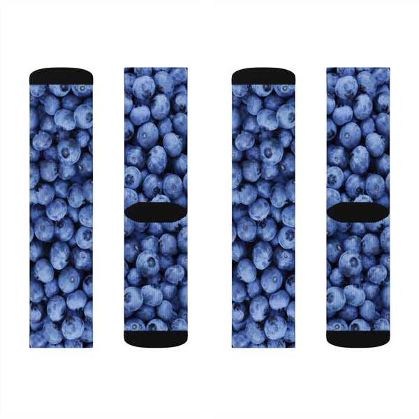 Blueberry Invasion Foot Glove Socks-Printify-L-| All-Over-Print Everywhere - Designed to Make You Smile