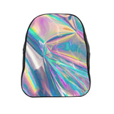 Holographic Foil Backpack-Printify-Large-| All-Over-Print Everywhere - Designed to Make You Smile