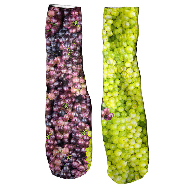 Mixed Grapes Foot Glove Socks-Shelfies-One Size-| All-Over-Print Everywhere - Designed to Make You Smile