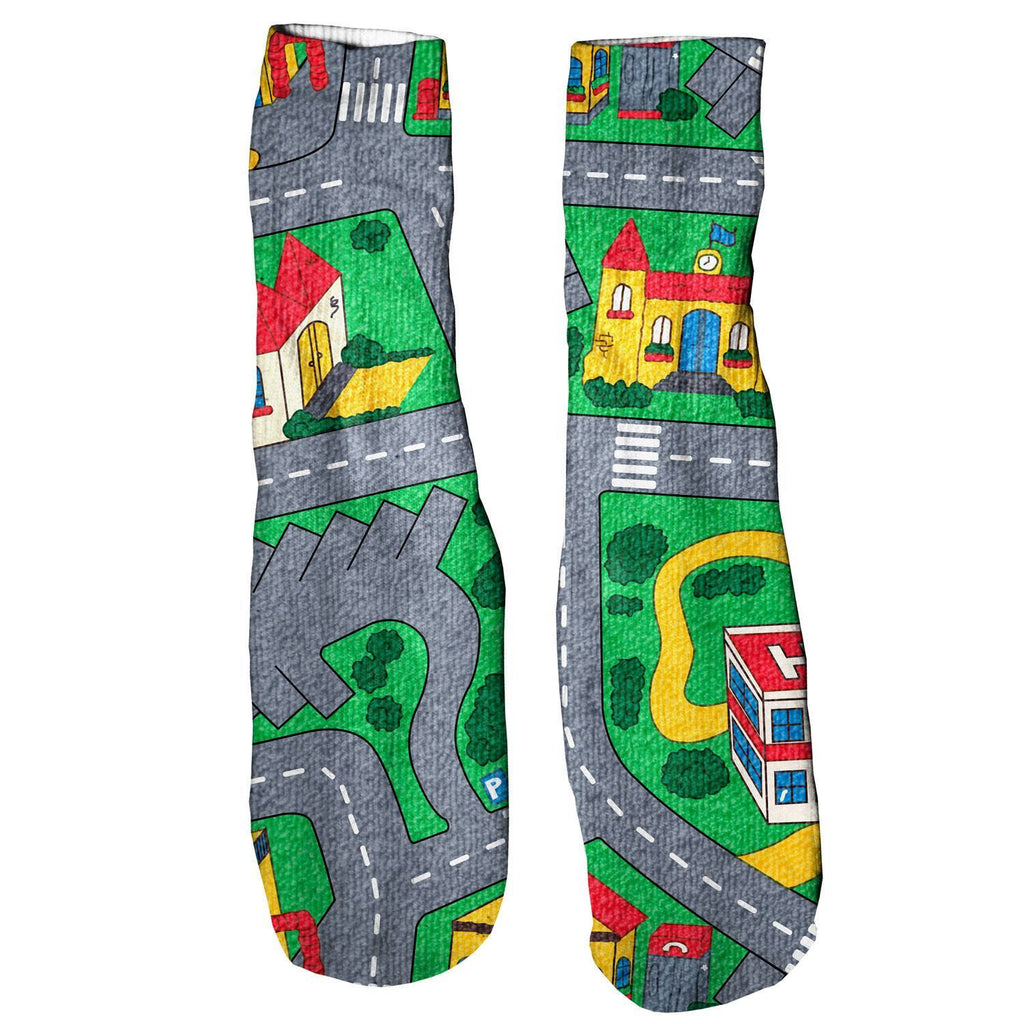 Carpet Track Foot Glove Socks-Printify-One Size-| All-Over-Print Everywhere - Designed to Make You Smile