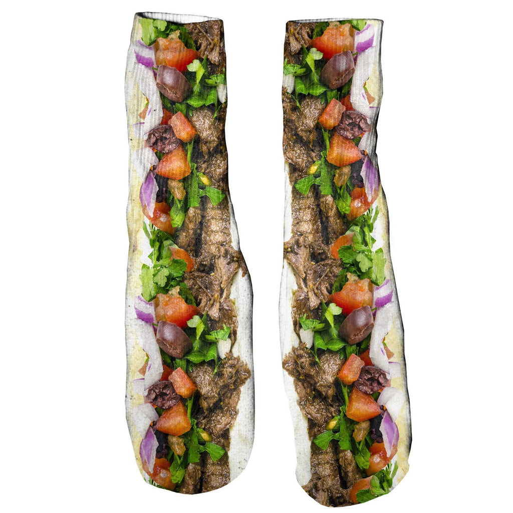 Gyros Invasion Foot Glove Socks-Shelfies-One Size-| All-Over-Print Everywhere - Designed to Make You Smile