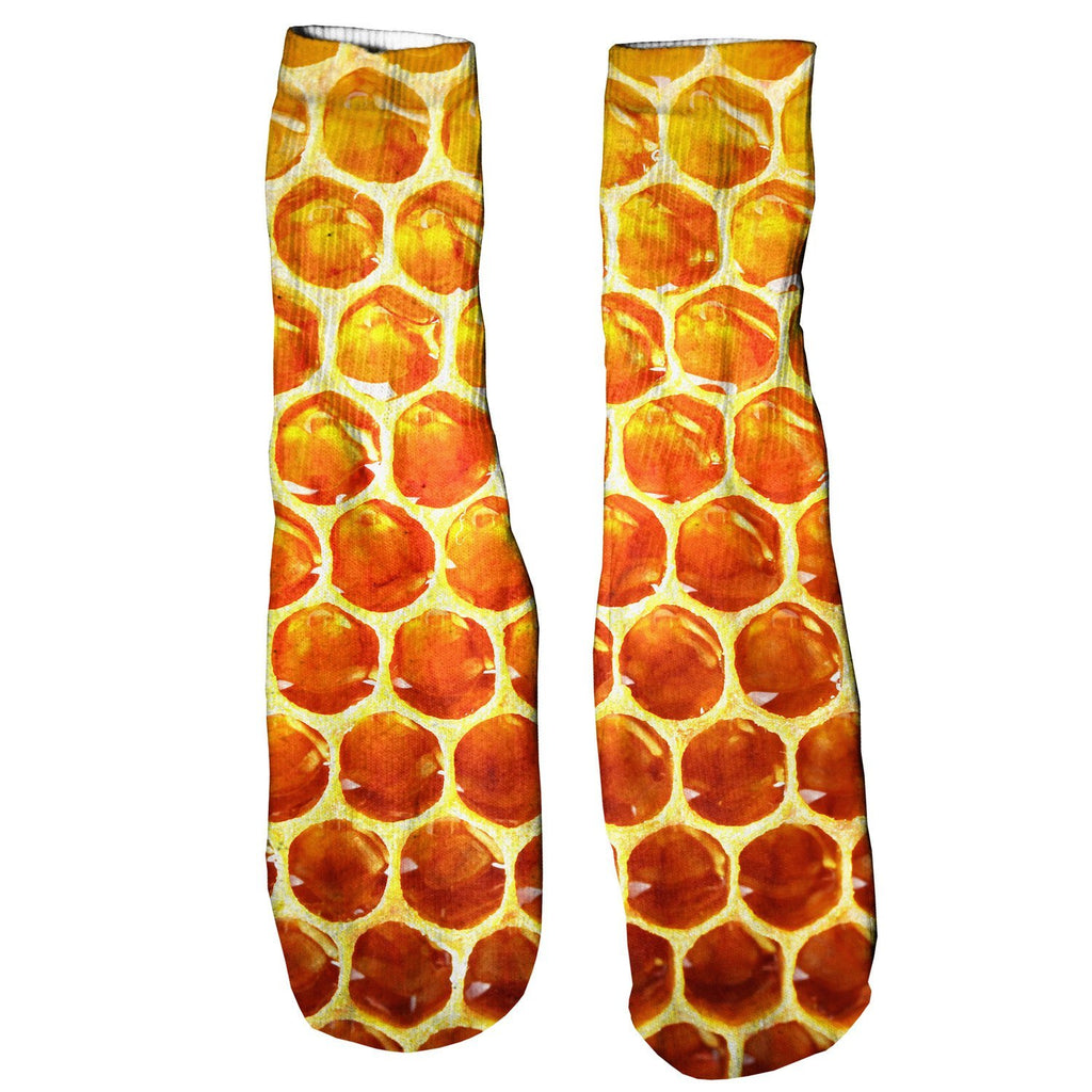 Honeycomb Foot Glove Socks-Shelfies-One Size-| All-Over-Print Everywhere - Designed to Make You Smile